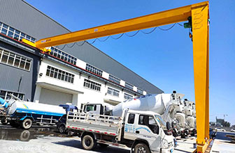 山東濟(jì)南半門式起重機(jī)項(xiàng)目